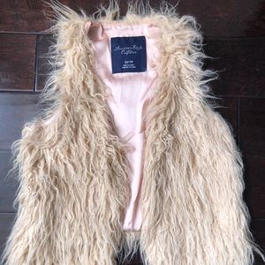 Furry vest!